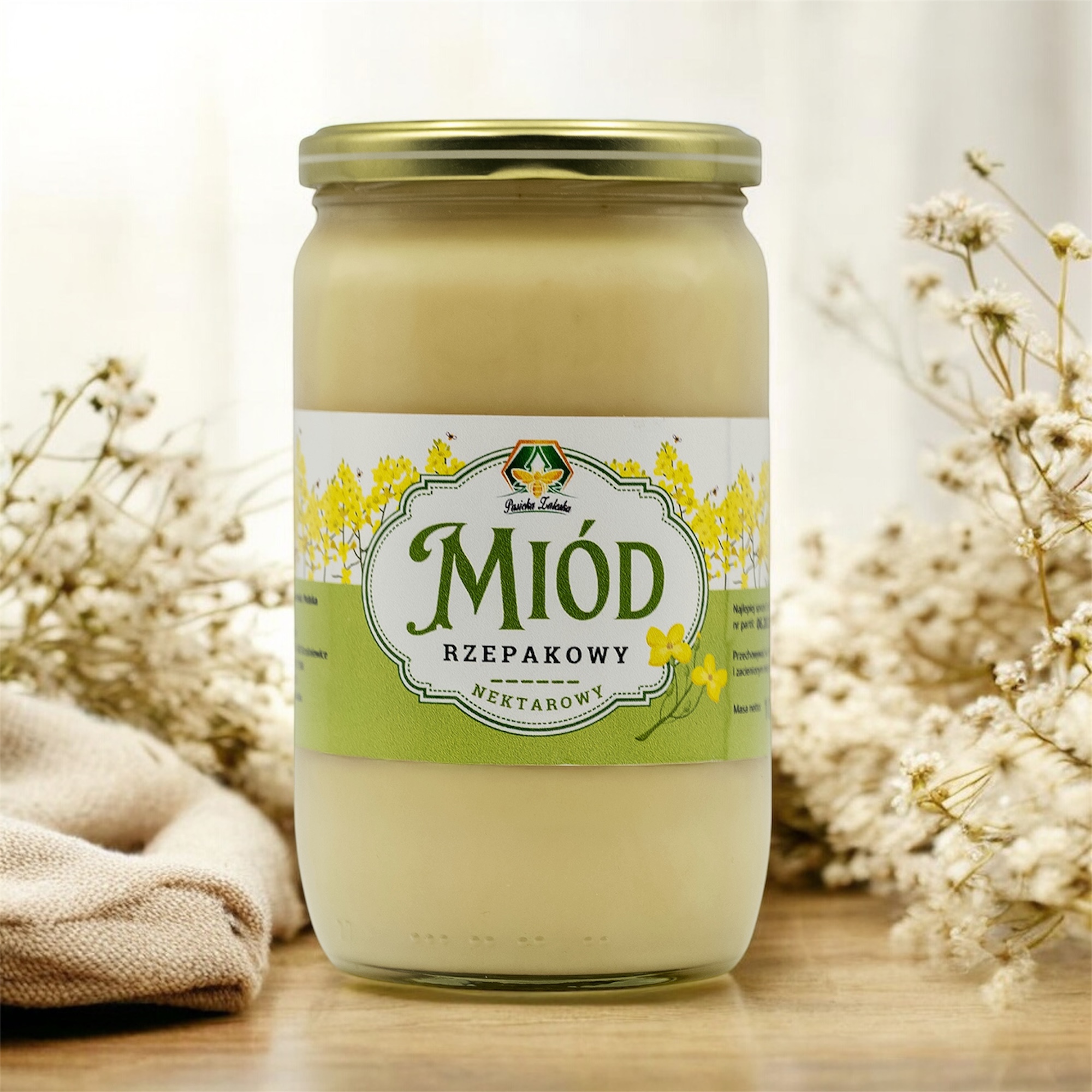 Świeży MIÓD Rzepakowy - obrazek 2